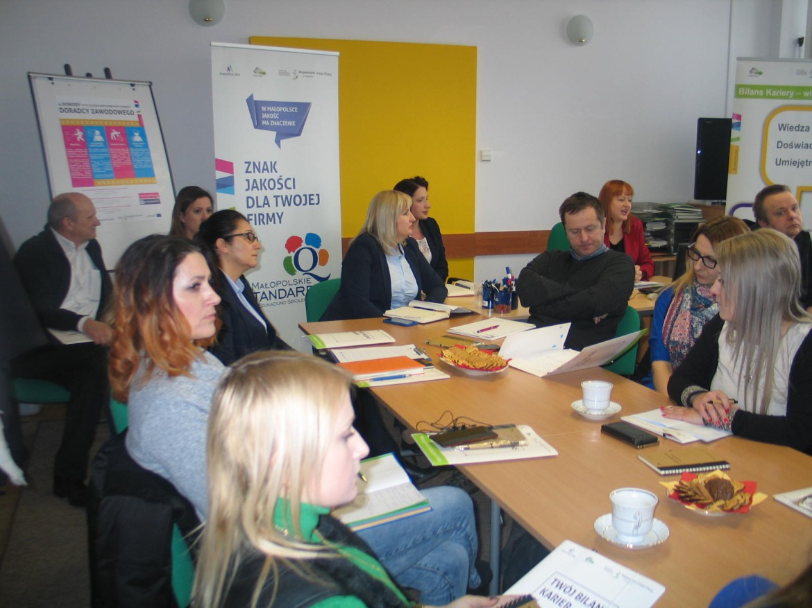 Uczestnicy spotkania dot. jakości szkoleń w Tarnowie