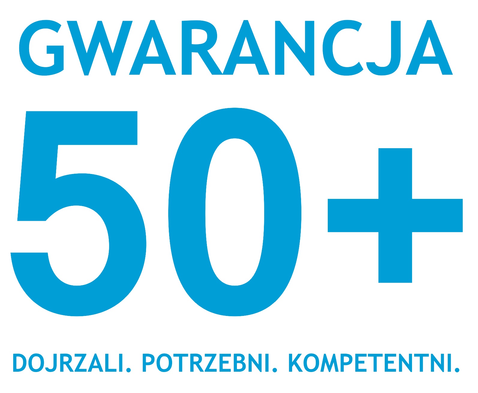 Logo projektu 50+ aktywni, potrzebni, kompetentni