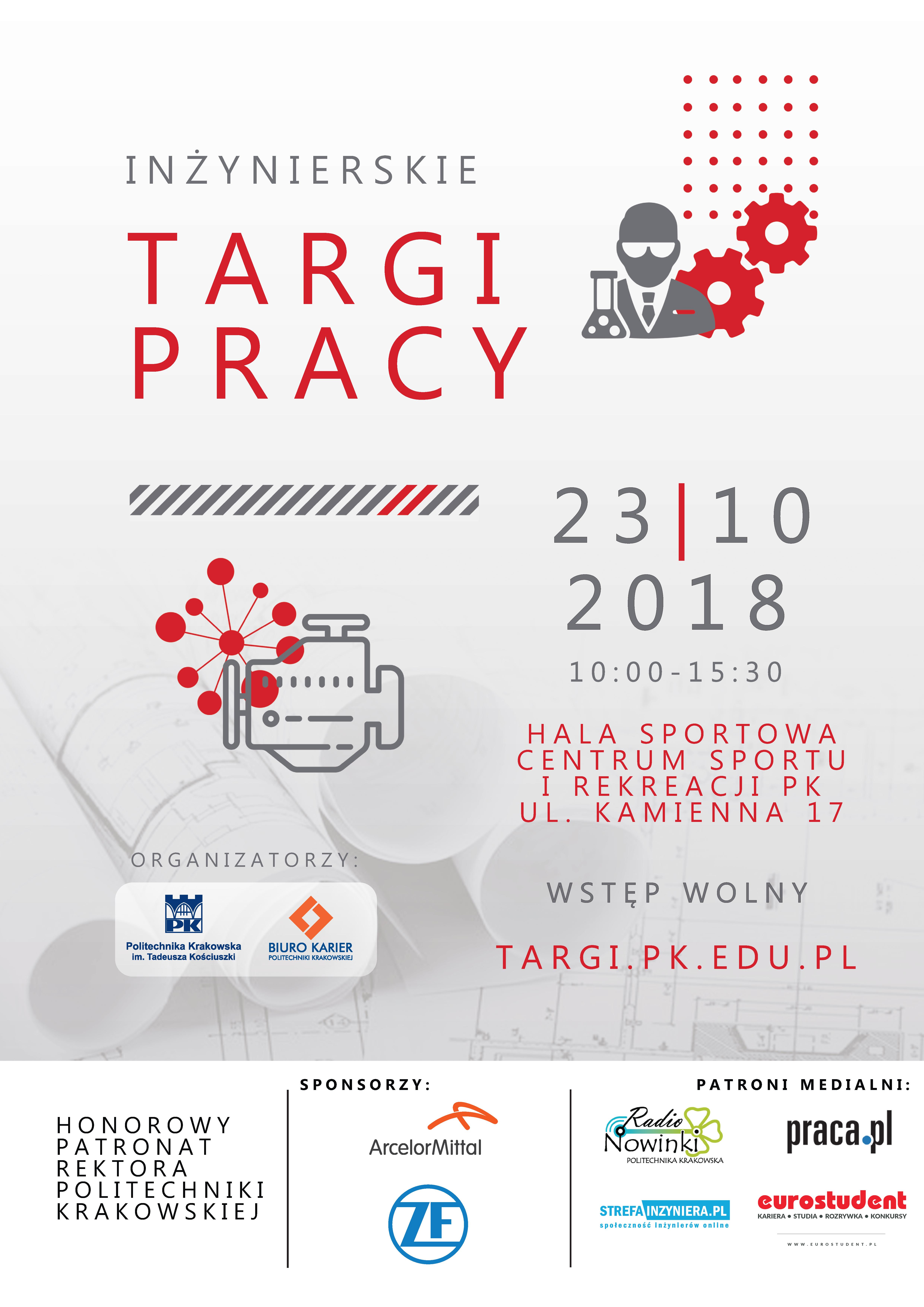 Inżynierskie Targi Pracy Politechniki Krakowskiej - plakat