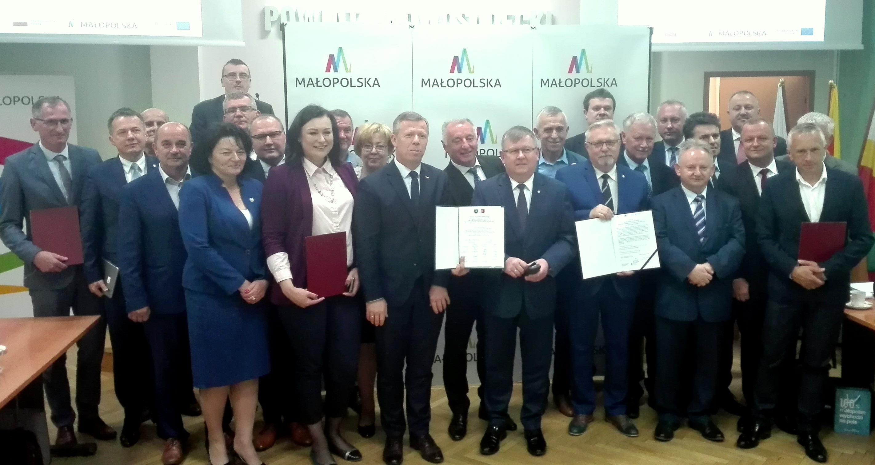 Partnerstwo na rzecz rozwoju Małopolan, podpisanie umowy w Nowym Sączu.