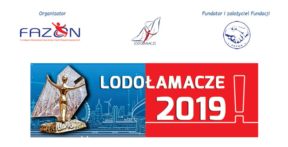 Logotyp Lodołamacze i FAZON i POPON