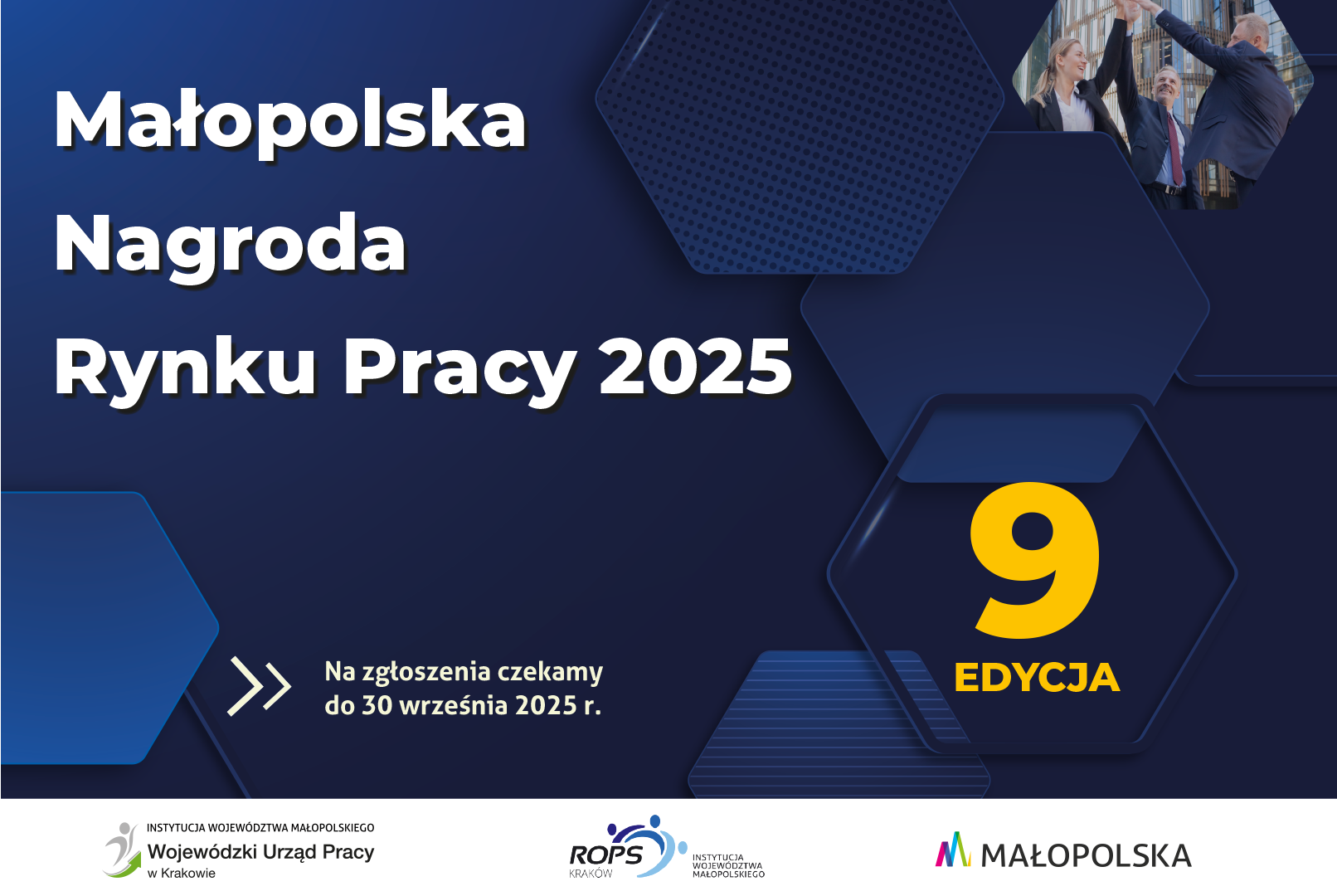 Zdjęcie artykułu Małopolska Nagroda Rynku Pracy. Ruszył nabór wniosków