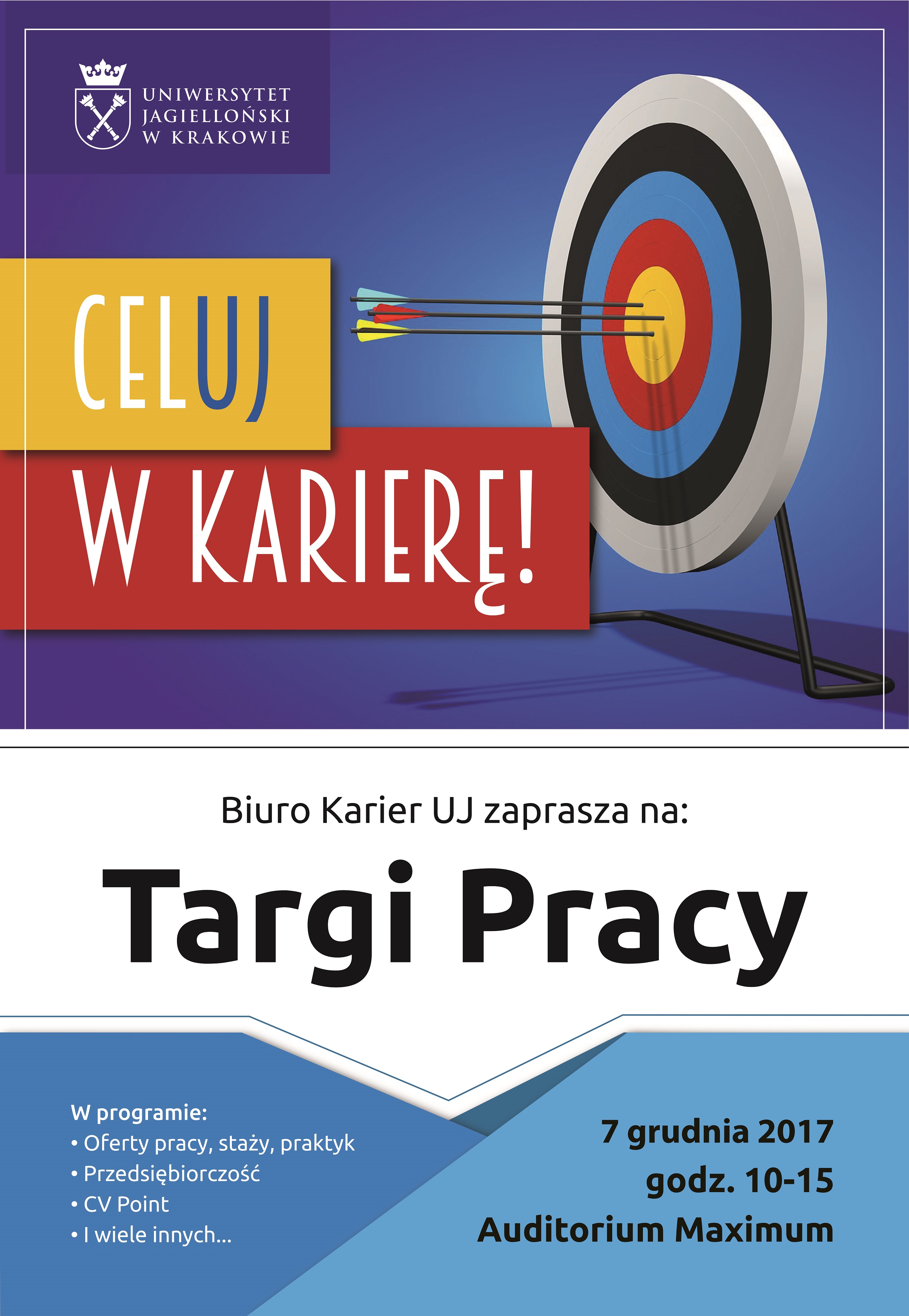 Targi Pracy UJ - plakat
