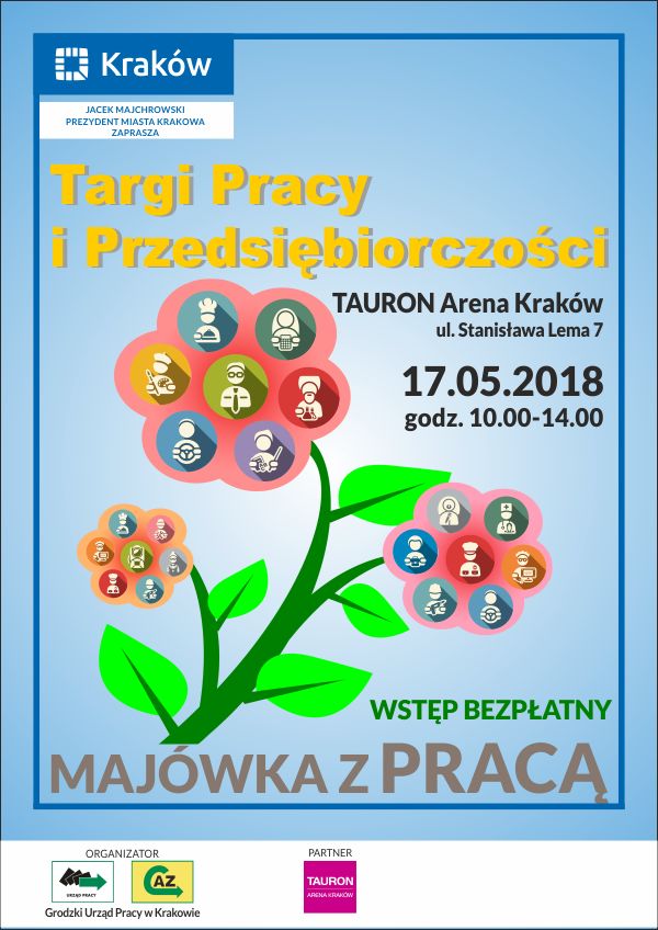 Majówka z pracą - plakat