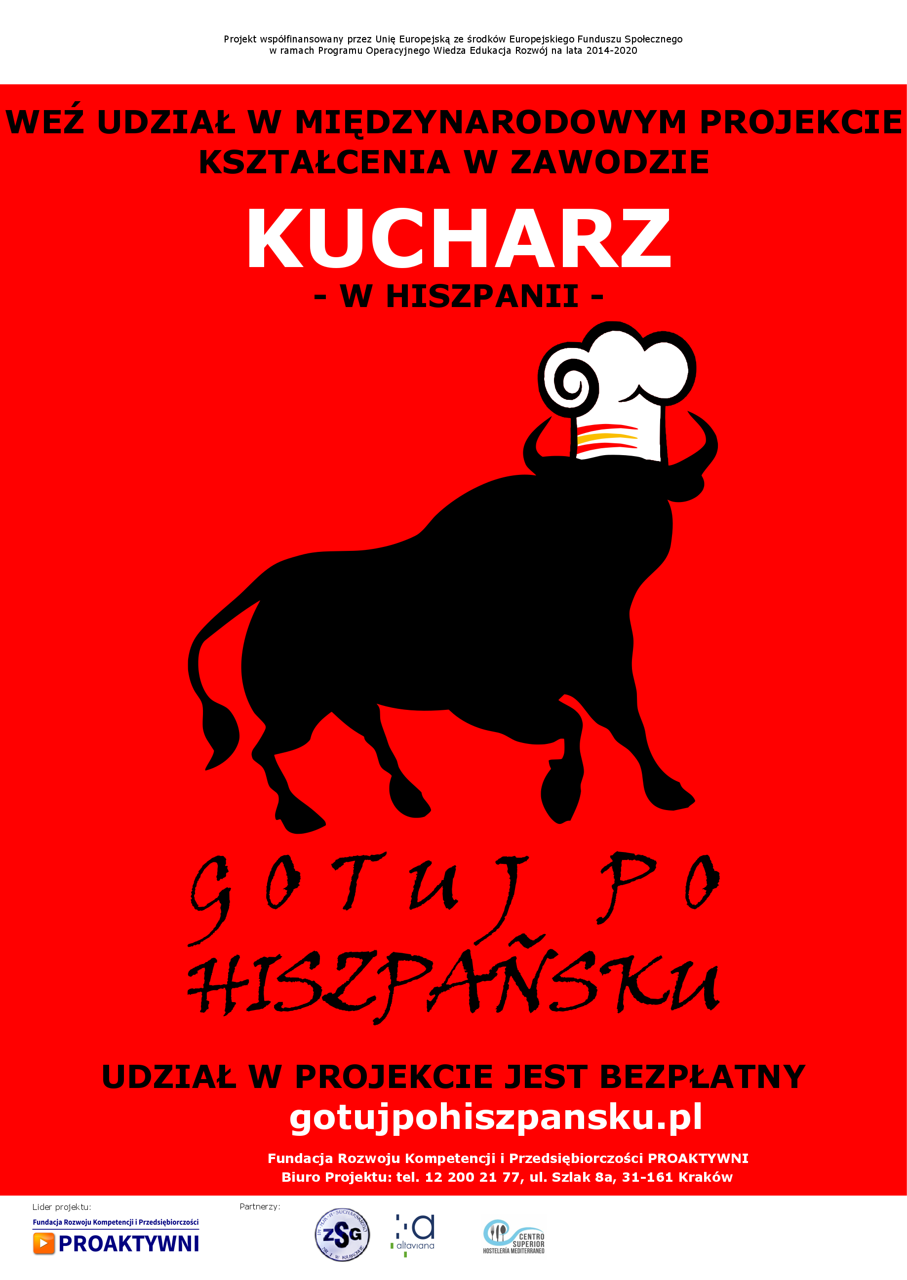 Gotuj po hiszpańsku - plakat