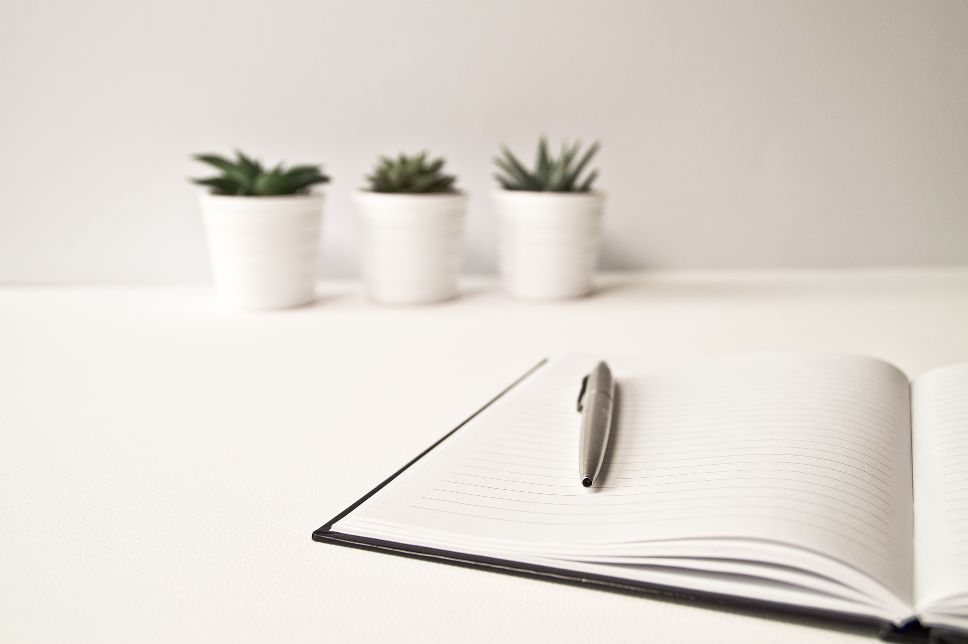 Notes z długopisem leżące na stoliku - Pixabay