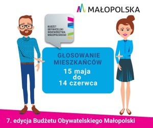 Obrazek dla: Głosowanie w 7. edycji Budżetu Obywatelskiego Województwa Małopolskiego czas start!