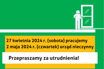 Zdjęcie artykułu Zmiana dni pracy Urzędu