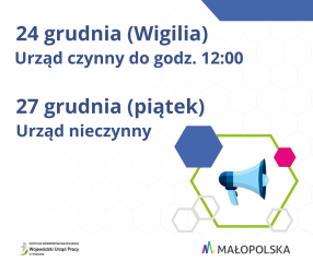 Zdjęcie artykułu W Wigilię przyjmujemy do 12:00, 27 grudnia Urząd nieczynny